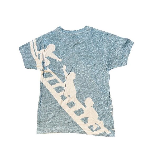 LITOGRAPHS Size Small T-Shirt Elephants Kids Light Blue White - Picture 4 of 7